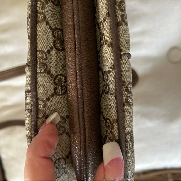 Gucci Monogram Canvas Shoulder/Crossbody Bag - Picture 12 of 14